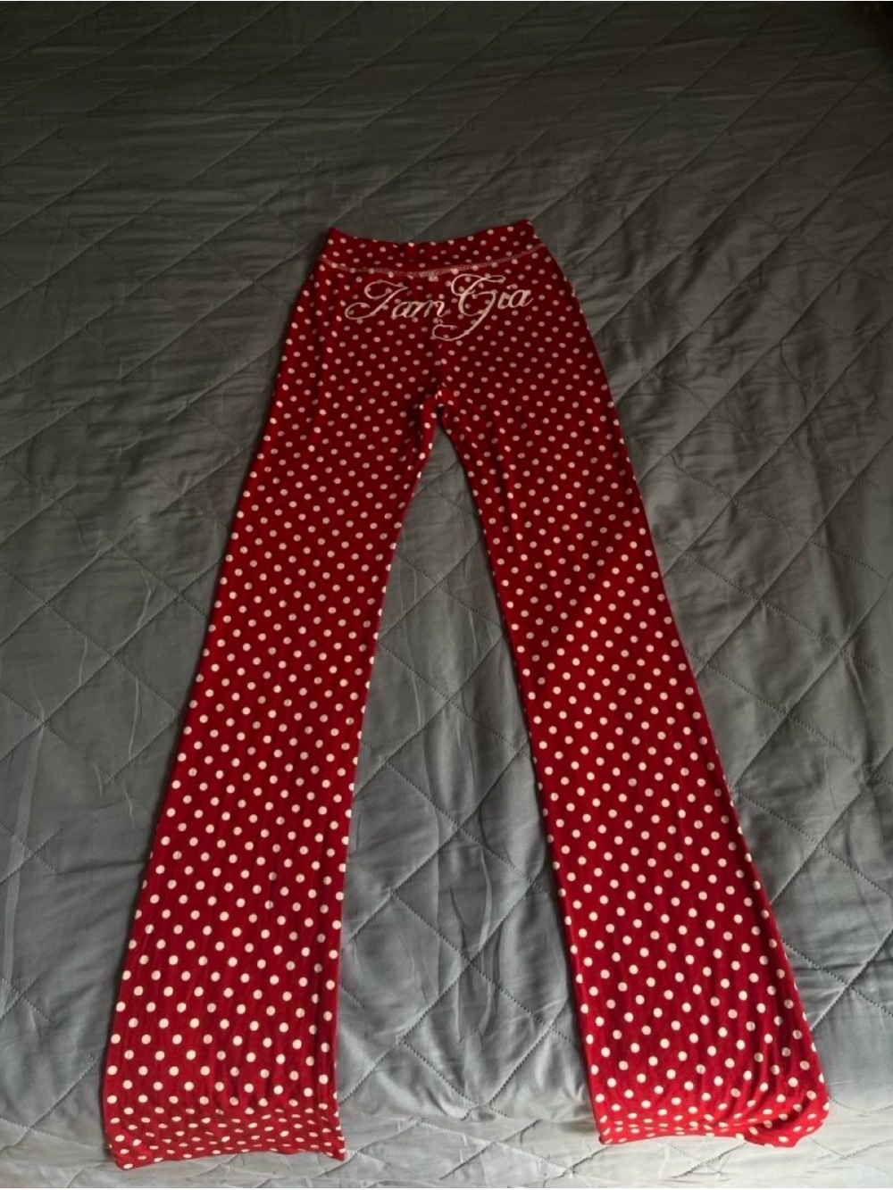 I.AM.GIA Red Polka Dot Lounge Pants